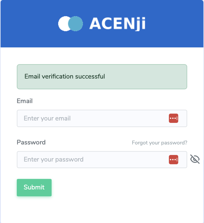 Email Verification Successful